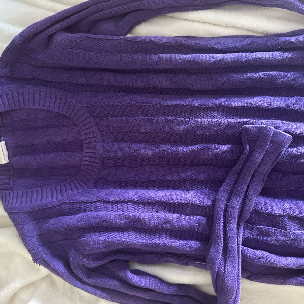 Purple sweater